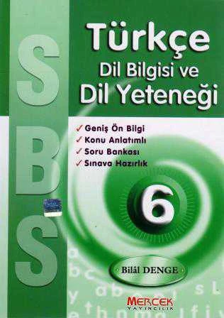 SBS Türkçe Dil Bilgisi ve Dil Yeteneği 6. Sınıf (Geniş Ön Bilgi, Konu Anlatımlı, Soru Bankası, Sınava Hazırlık) ürün görseli 1