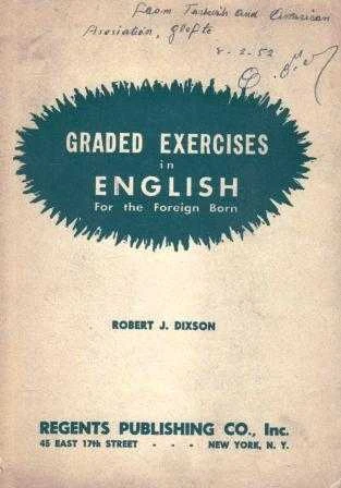 Graded Exercises in English With Key Answers (For the Foreıgn Born) - 1943 Yılı Baskısı (Sahaf - Yeni Gibi) - 1943 Yılı İlk Baskısı ürün görseli 1