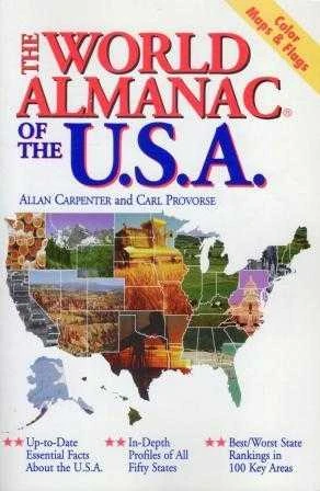 The World Almanac of the U. S. A. - Colour Maps & Flags - 1996 Yılı İlk Baskısı ürün görseli 1