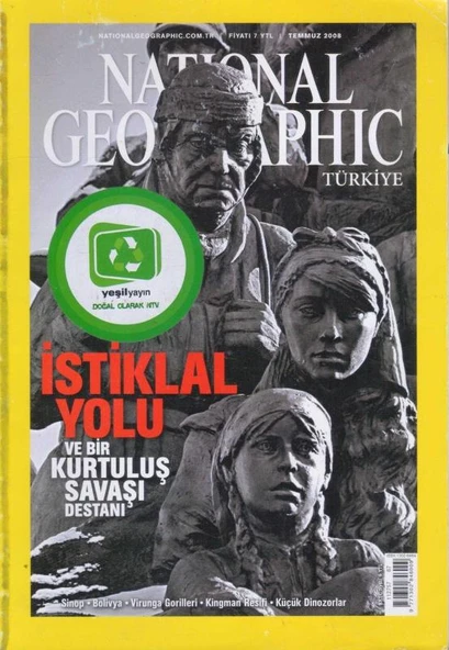 National Geographic Türkiye / İstiklal Yolu ve Bir Kurtuluş Savaşı Destanı - Temmuz 2008 ürün görseli 1