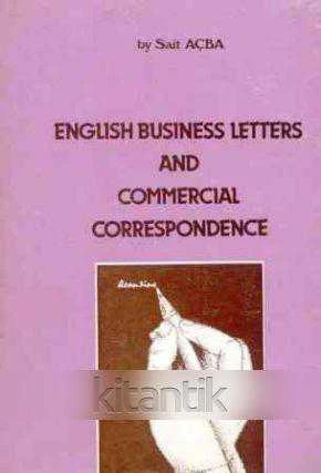 ENGLISH BUSINESS LETTERS AND COMMERCIAL CORRESPONDENCE ürün görseli 1