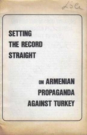 Setting the Record Straight - On Armenian Propaganda Against Turkey ürün görseli 1