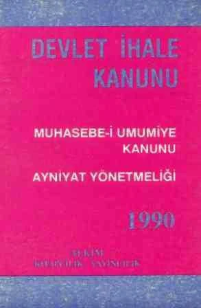 Devlet İhale Kanunu / Muhasebe-i Umumiye Kanunu - Ayniyat Yönetmeliği (1990 Yılı İlk Baskısı) ürün görseli 1