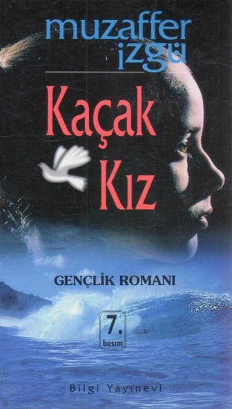 Kaçak Kız / Gençlik Romanı - 2001 Yılı 7. Baskısı - Muzaffer İzgü Islak İmzalı, İthaflı ürün görseli 1