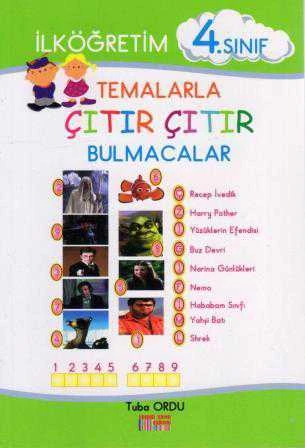 Çıtır Çıtır Bulmacalar (Temalarla)  İlköğretim 4. Sınıf ürün görseli 1