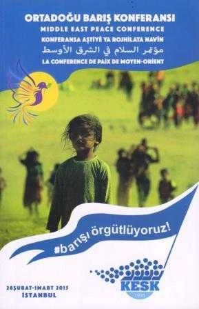 Ortadoğu Barış Konferansı "Konferansa Aştiye Ya Roşhilata Navin" / Middle East Peace Conference "La Conferevce De Paix De Moyen- Orient (Barışı Örgütlüyoruz) / 2017 Yılı Renkli Resimli İlk Baskısı ürün görseli 1