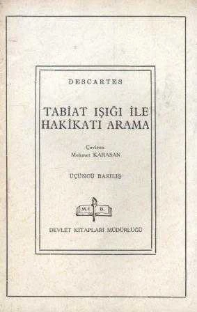 Tabiat Işığı ile Hakikatı Arama / Mehmet Karaasan Çevirisi - 1966 Yılı Üçüncü Baskısı ürün görseli 1