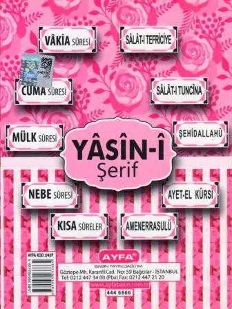 Yasin-i Şerif Çanta Boy Fihristli - Elmalılı Muhammed Hamdi Yazır Türkçe Okunuşlu ve Açıklamalı (İşlemeli 99 Hac Tesbihi Hediyeli) ürün görseli 1