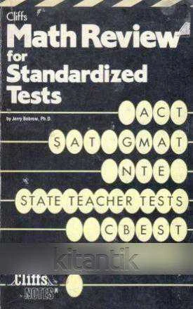 Cliffs Math Review For Standardized Test (1985 Yılı İlk Baskısı) ürün görseli 1