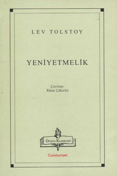 Cumhuriyet Hasan Ali Yücel Klasikleri - Yeniyetmelik - Rana Çakıröz Çevirisi - 1999 Yılı İlk Baskısı ürün görseli 1