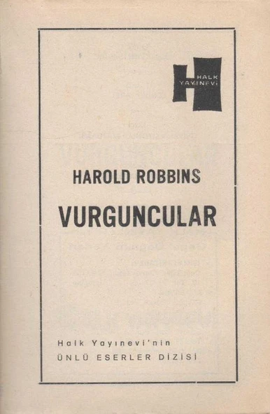 Vurguncular (The Carpetbeggers) - 1975 Yılı Üçüncü Baskısı ürün görseli 1