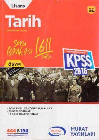 KPSS Lisans Tarih Soru Bankası (1611 Soru) ürün görseli 1