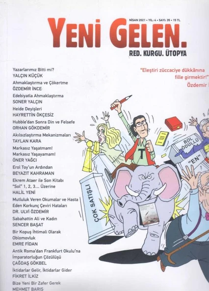 Yeni Gelen Dergisi Sayı: 35 Nisan 2021 ürün görseli 1