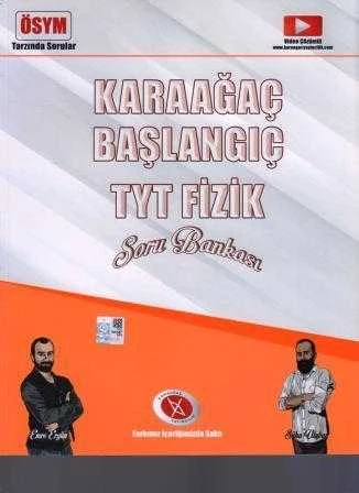 Karaağaç Başlangıç TYT Fizik Soru Bankası "Farkımız İçeriğimizde Saklı" ürün görseli 1