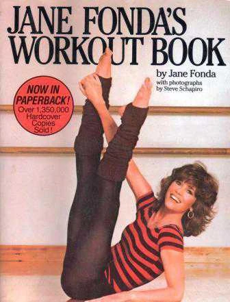 Jane Fonda's Workout Book With Photographs by Steve Schapiro - 1981 Yılı, Fotoğraflı, İlk Baskısı ürün görseli 1