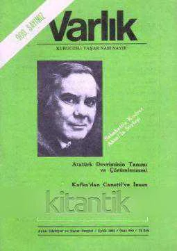 Varlık Edebiyat ve Sanat Dergisi Eylül 1982 Sayı 900 (900. Sayımız) ürün görseli 1