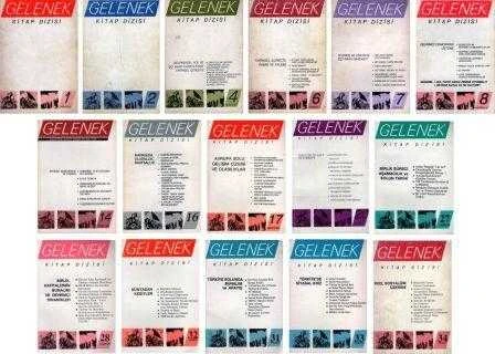 Gelenek Kitap Dizisi 15 Kitap Takım Yıl: 1986 - 1991 Yılları Arası (15 Kitap Takım Sayı: 2, 4, 6, 7, 8, 14, 16, 17, 20, 27, 28, 31, 32, 33, 34) ürün görseli 1