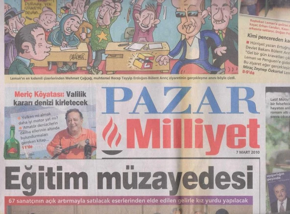 Milliyet Gazetesi Pazar Eki 07 Mart 2010 Pazar Tam ve Eksiksiz ürün görseli 1