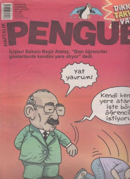 Penguen Haftalık Mizah Dergisi Yıl: 2010 Sayı: 431 ürün görseli 1
