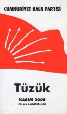 Cumhuriyet Halk Partisi Tüzük Kasım 2005 (En Son Değişiklilerle) - 2005 Yılı İlk Baskısı ürün görseli 1