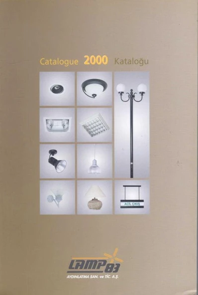 Lamp Aydınlatma Kataloğu - Avrupa Kuşe Kağıda Renkli Resimli İlk Baskısı ürün görseli 1