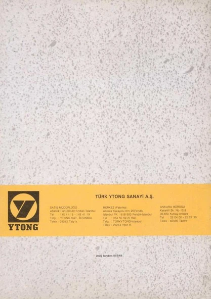 Ytong El Kitabı - Grafikli Anlatım - İlk Baskısı ürün görseli 1