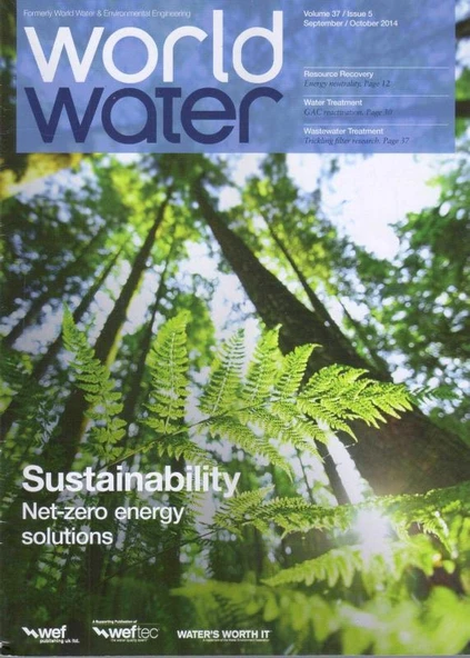 World Water / Formerly World Water & Environmental Engineering Volume: 37/5 (Sustainability / Net-Zero Energy Solitions) ürün görseli 1