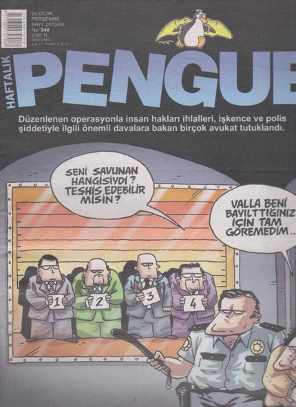 Penguen Haftalık Mizah Dergisi Yıl: 2013 Sayı: 540 ürün görseli 1