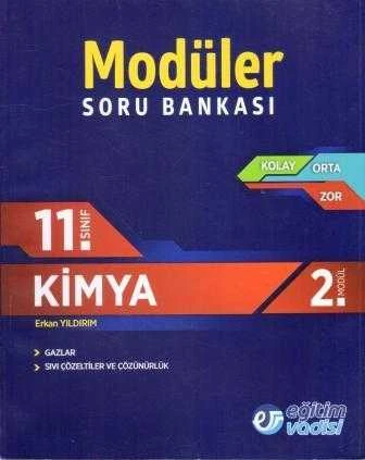 11. Sınıf Kimya Modüler Soru Bankası Öğretmen Kitabı / Kolay - Orta - Zor / 2. Modül - Gazlar - Sıvı Çözeltiler ve Çözünürlük ürün görseli 1