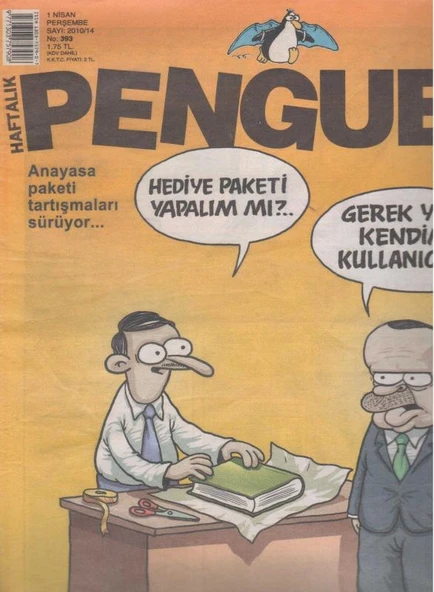 Penguen Haftalık Mizah Dergisi Yıl: 2010 Sayı: 393 ürün görseli 1
