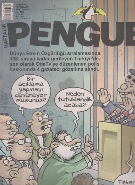 Penguen Haftalık Mizah Dergisi Yıl: 2011 Sayı: 439 ürün görseli 1