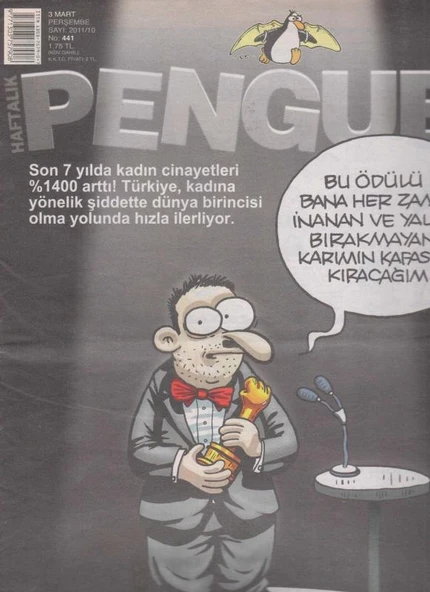 Penguen Haftalık Mizah Dergisi Yıl: 2011 Sayı: 441 ürün görseli 1