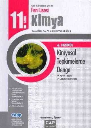 11. Sınıf Yeni Müfredata Uygun Fen Lisesi Kimya 6. Fasikül / Kimyasal Tepkimelerde Denge "Ezberletmez Öğretir" ürün görseli 1