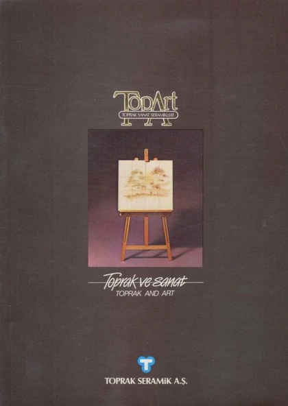 TopArt Toprak ve Sanat Seramik Kataloğu - Avrupa Kuşe Kağıda Renkli Resimli İlk Baskısı ürün görseli 1