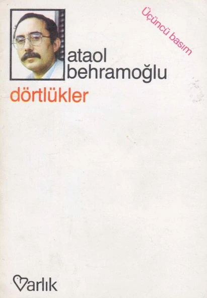 Ataol Behramoğlu Dörtlükler 1986 Yılı Üçüncü Baskısı - İsa Çelik Desenleriyle ürün görseli 1