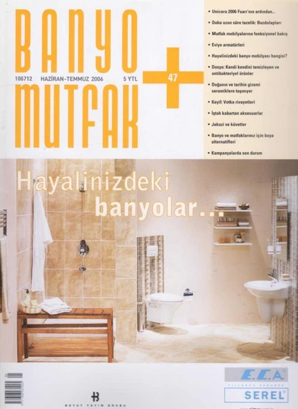 Banyo Mutfak Dergisi Haziran - Temmuz 2006 - 47 ürün görseli 1