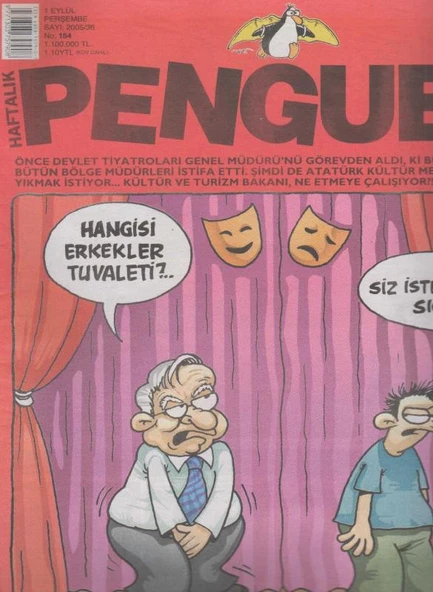 Penguen Haftalık Mizah Dergisi Yıl: 2005 Sayı: 154 ürün görseli 1