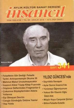 İnsancıl "Aylık Kültür Sanat Dergisi" / Mahmut Makal / Yıl: 2018 Sayı: 341 ürün görseli 1
