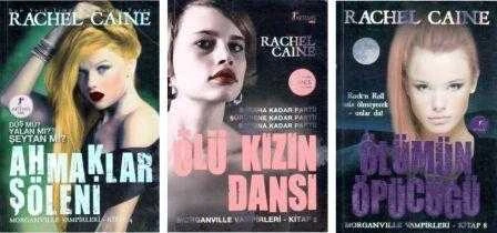 Rachel Caine Morganville Vampirleri Serisi 3 Kitap Takım / Ölü Kızın Dansı - Ahmaklar Şöleni - Ölümün Öpücüğü - Evrim Şolpan Çevirisi - İlk Baskılar ürün görseli 1