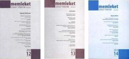 MSY (Memleket Siyaset Yönetim) Dergisi 2010 Sayı: 12, 13, 14. / 4 Aylık Kuramsal Dergi  (2010 Yılı Tam Takım 3 Sayı) ürün görseli 1