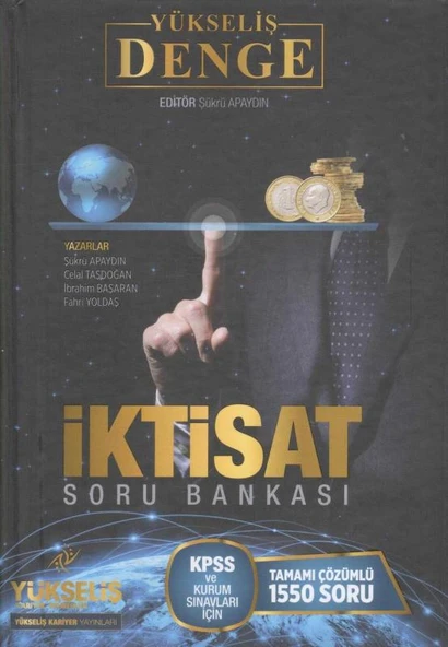 Yükseliş Denge İktisat Soru Bankası KPSS ve Kurum Sınavları İçin Tamamı Çözümlü 1550 Soru ürün görseli 1