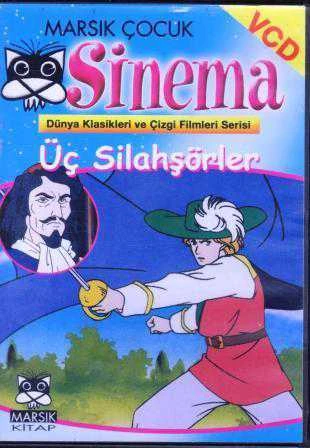 Marsık Çocuk Sinema Masal Dünyası Dünya Klasikleri ve Çizgi Filimler Serisi  - Üç Silahşörler VCD'si ürün görseli 1