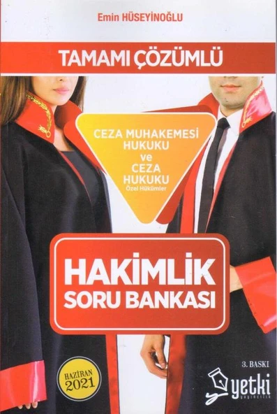 Tamamı Çözümlü Ceza Muhakemesi Hukuku ve Ceza Hukuku Özel Hükümler Hakimlik Soru Bankası ürün görseli 1