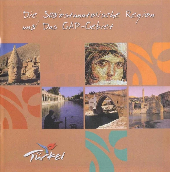 Die Südostanatolische Region und Das GAP-Gebiet - Almanca Güneydoğu Anadolu ce GAP Bölgesi - Kuşe Kağıda Renkli Resimli İlk Baskısı ürün görseli 1