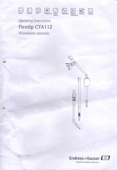 Operating Instructions / Flexdip CYA112 / Wastewater Assembly ürün görseli 1