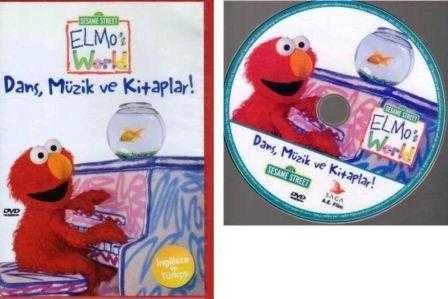Sesame Street Elmo World Dans, Müzik ve Kitaplar DVD / İngilizce ve Türkçe ürün görseli 1