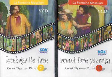Çocuk Tiyatrosu Dizisi 2 VCD Takım "Kurbağa ile Fare + Acemi Fare Yavrusu" VCD'si ürün görseli 1