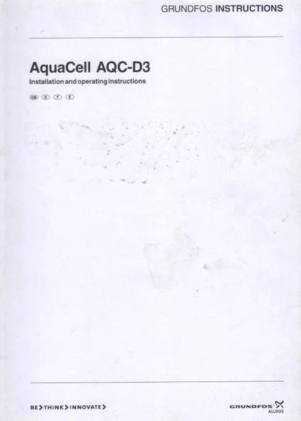 Grundfos Instructions / AquaCell AQC-D3 / Installation and Operating Instructions ürün görseli 1