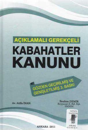 Açıklamalı ve Gerekçeli Kabahatler Kanunu ürün görseli 1