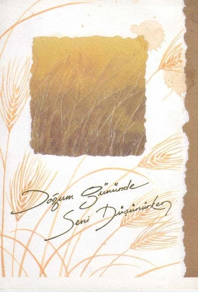 Koza Kartpostal No: 67 / 50079 / Doğum Gününde Seni Düşünürken / 2 Katlı ürün görseli 1